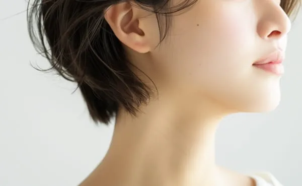 シルエットまで計算されたカット